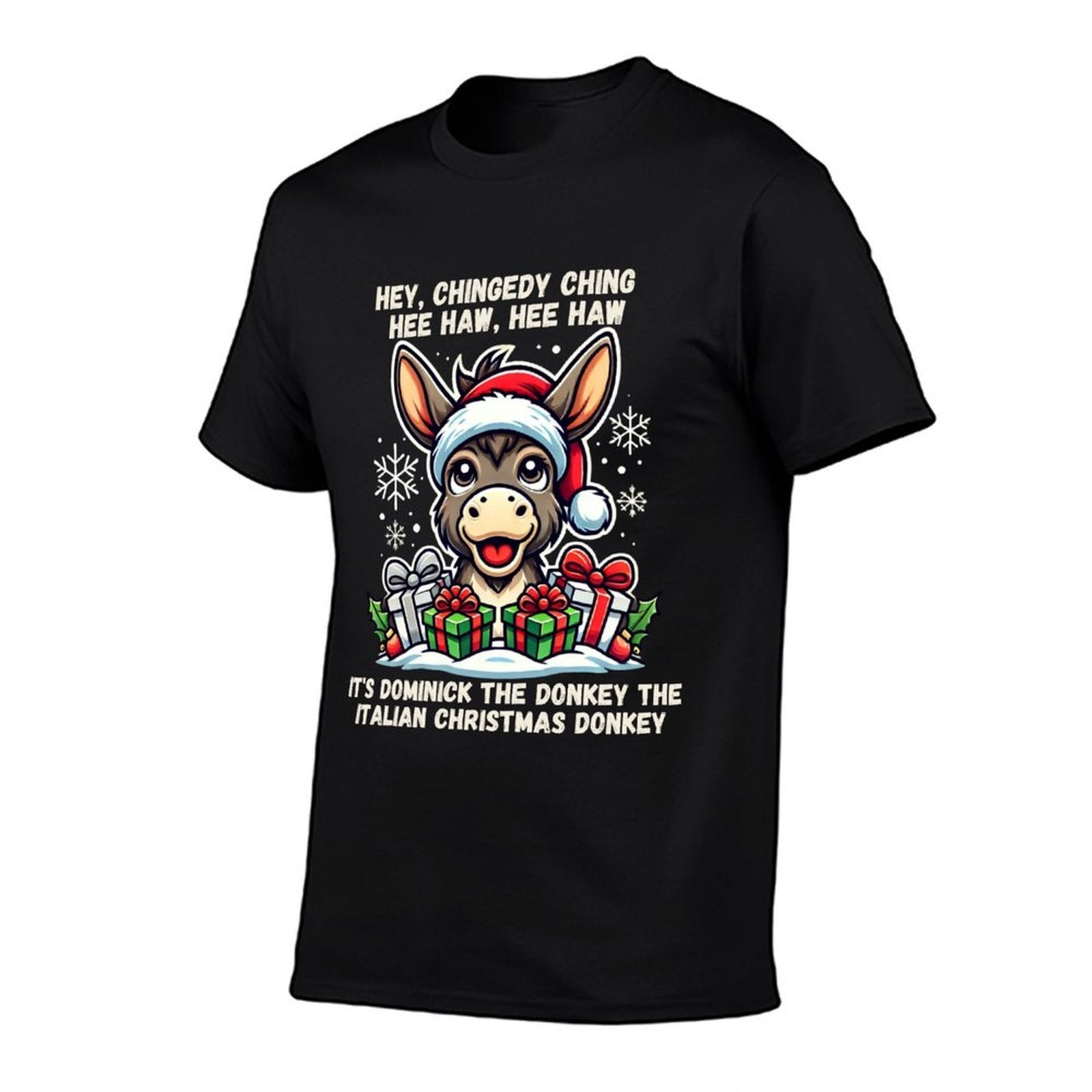 Cute Christmas Italian Christmas Donkey Dominick The Donkey  Tagless Design T-Shirt