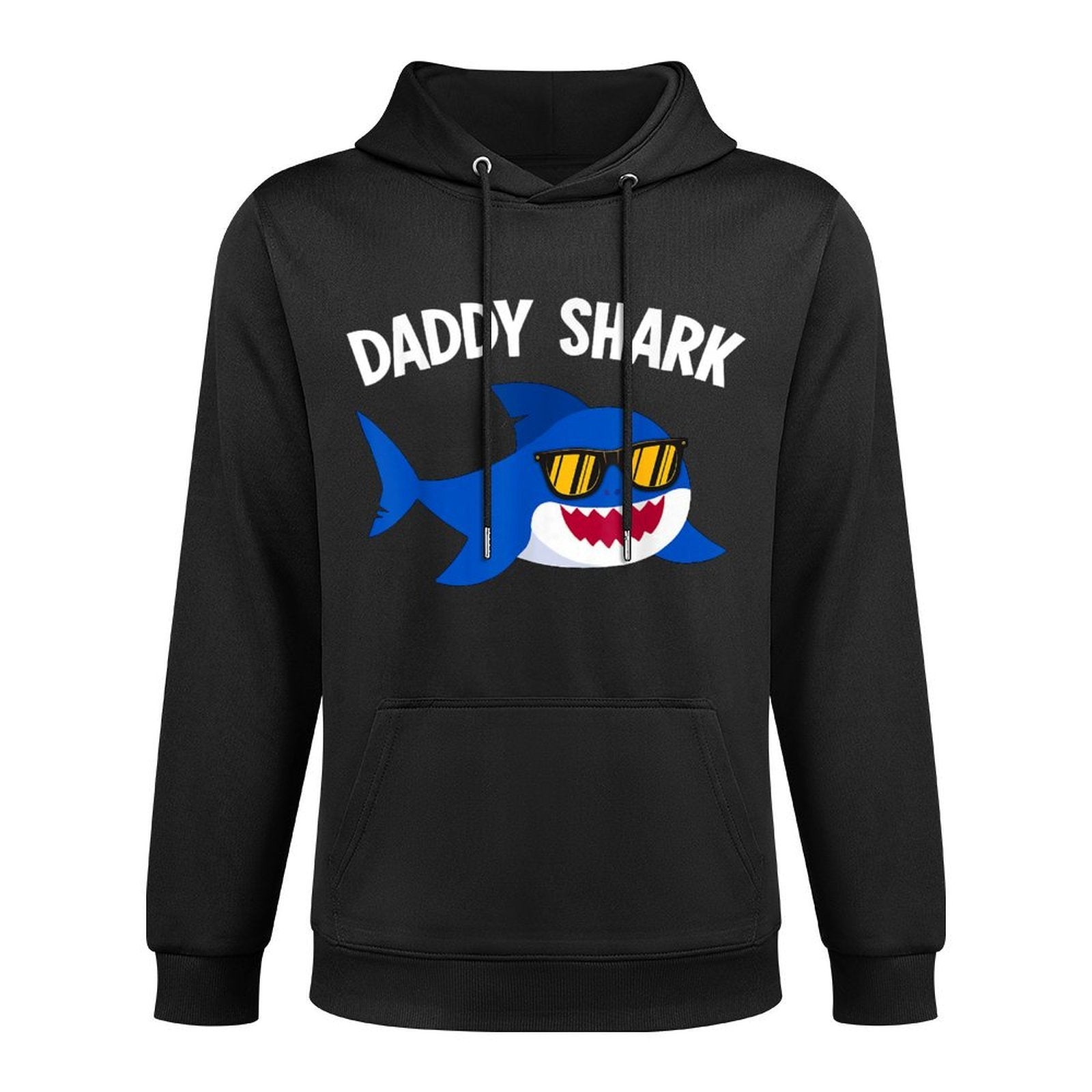 Shark Lover Funny Daddy Shark Fathers Day Easy Care Hoodie