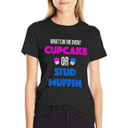 Funny Gender Reveal Party  Cupcake Or Stud Muffin  Affordable Price T-Shirt