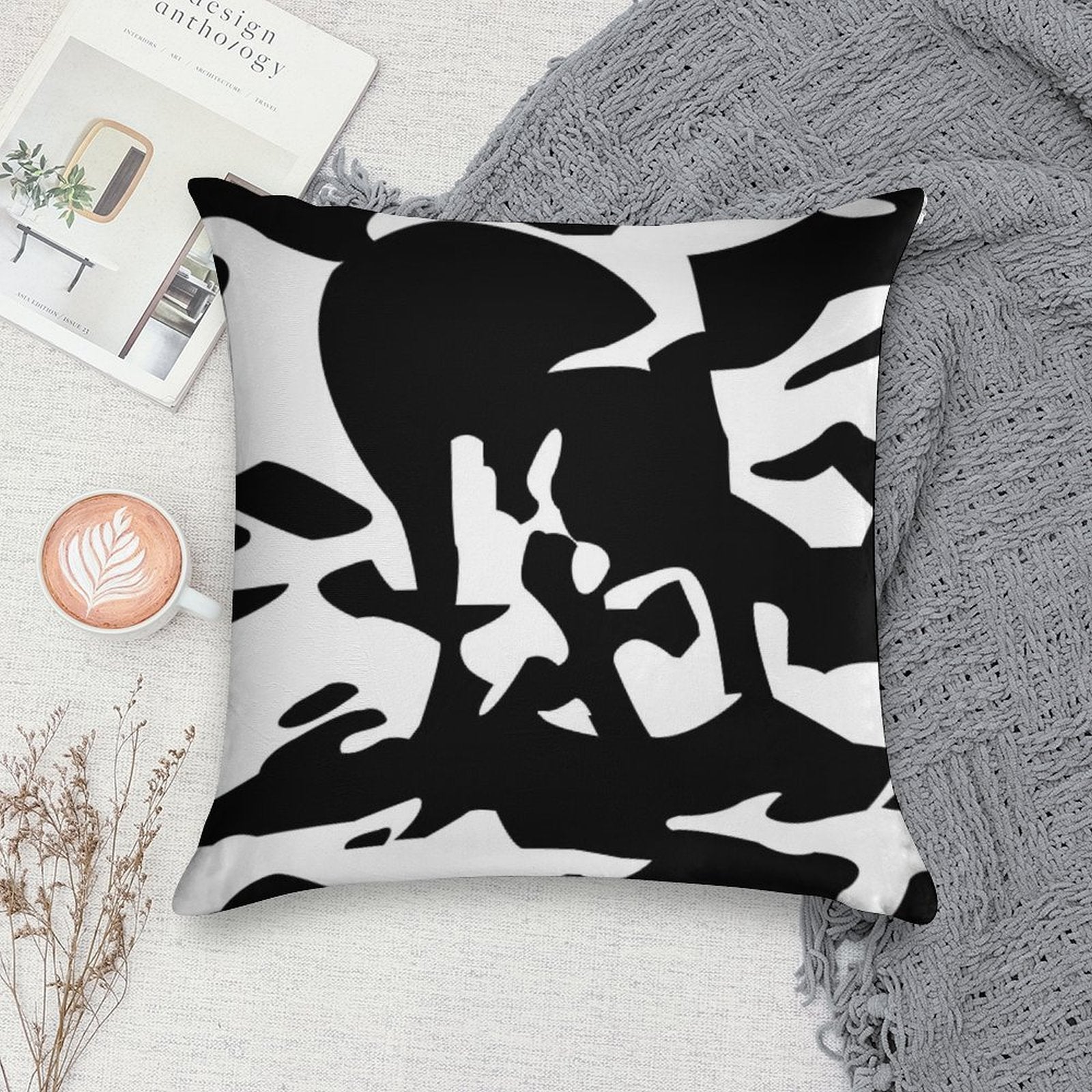 Funyarinpa Soft Washable Throw Pillow