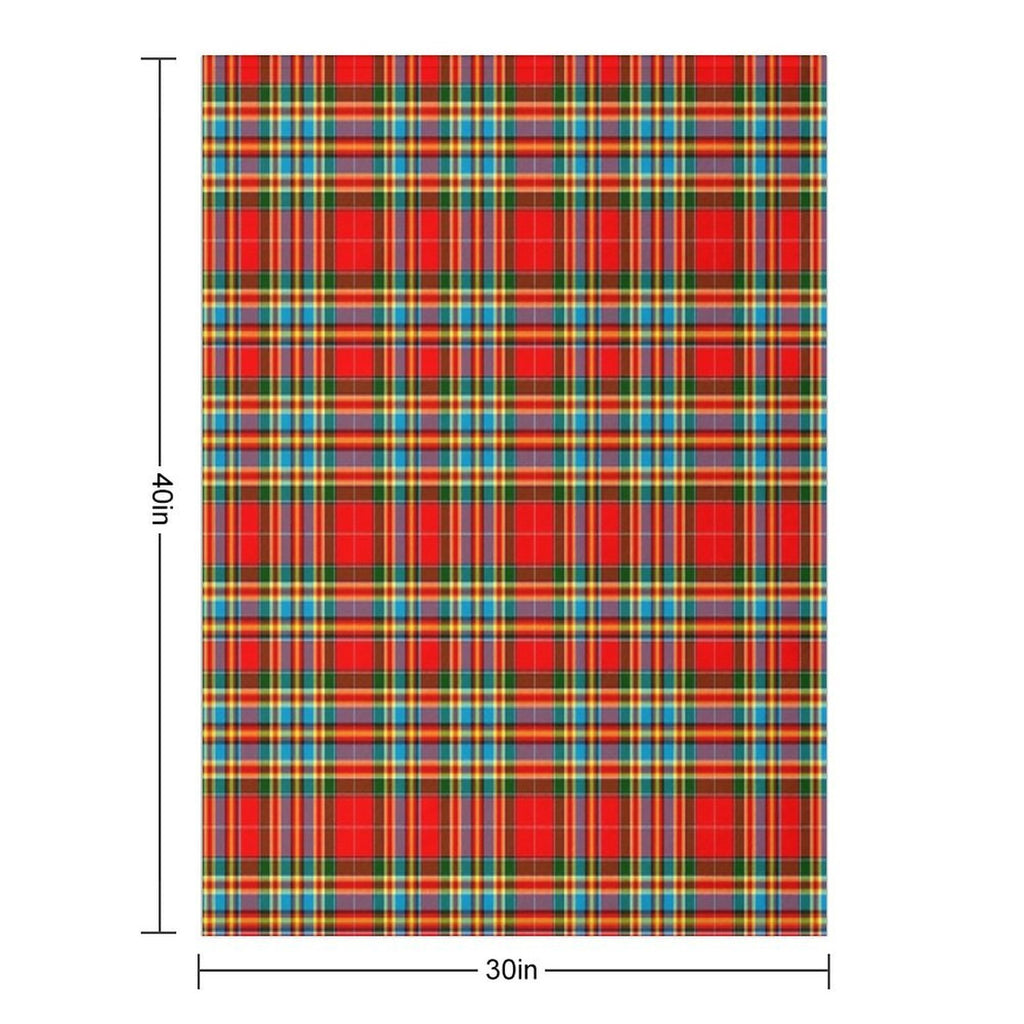 Archibald Tartan Scottish Clan Sustainable Throw Blanket
