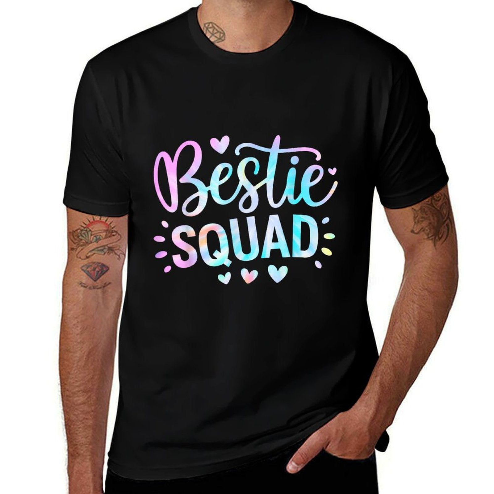 Tie Dye Best Friend Group Matching Bestie Squad BFF Cute  Moisture-wicking T-Shirt
