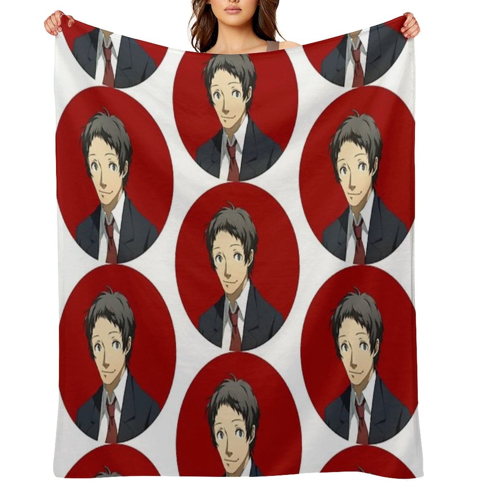 Adachi Portrait Versatility Throw Blanket