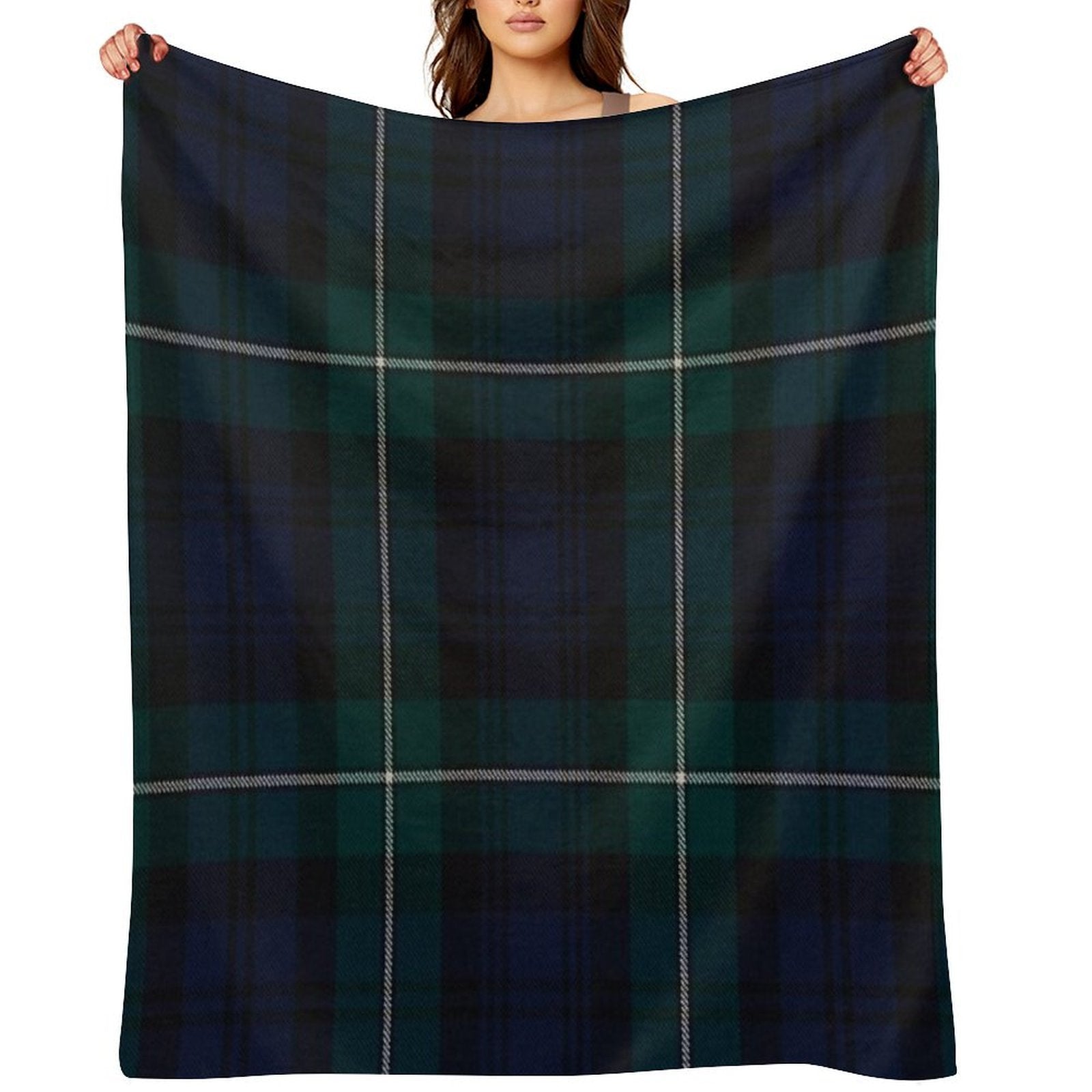 Forbes Scottish Tartan Sustainable Throw Blanket