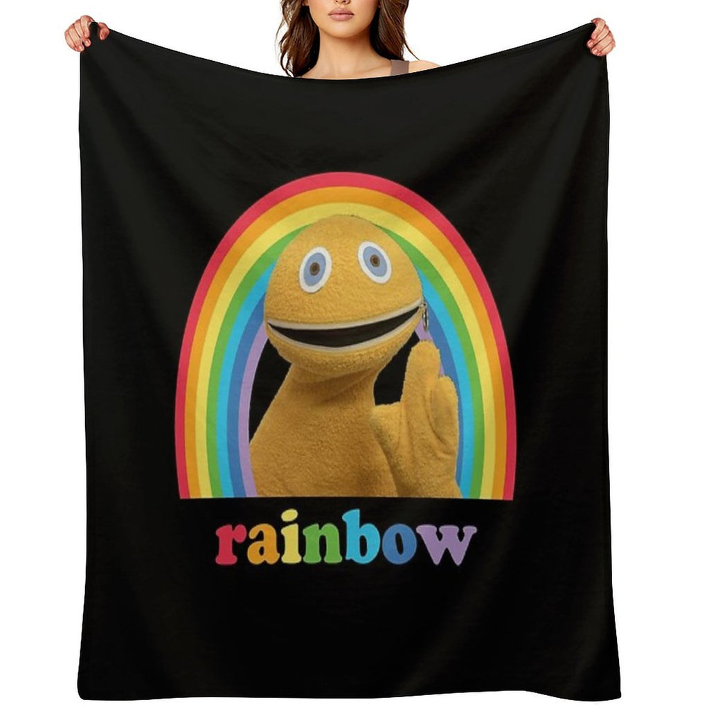 Zippy, Rainbow Premium Throw Blanket