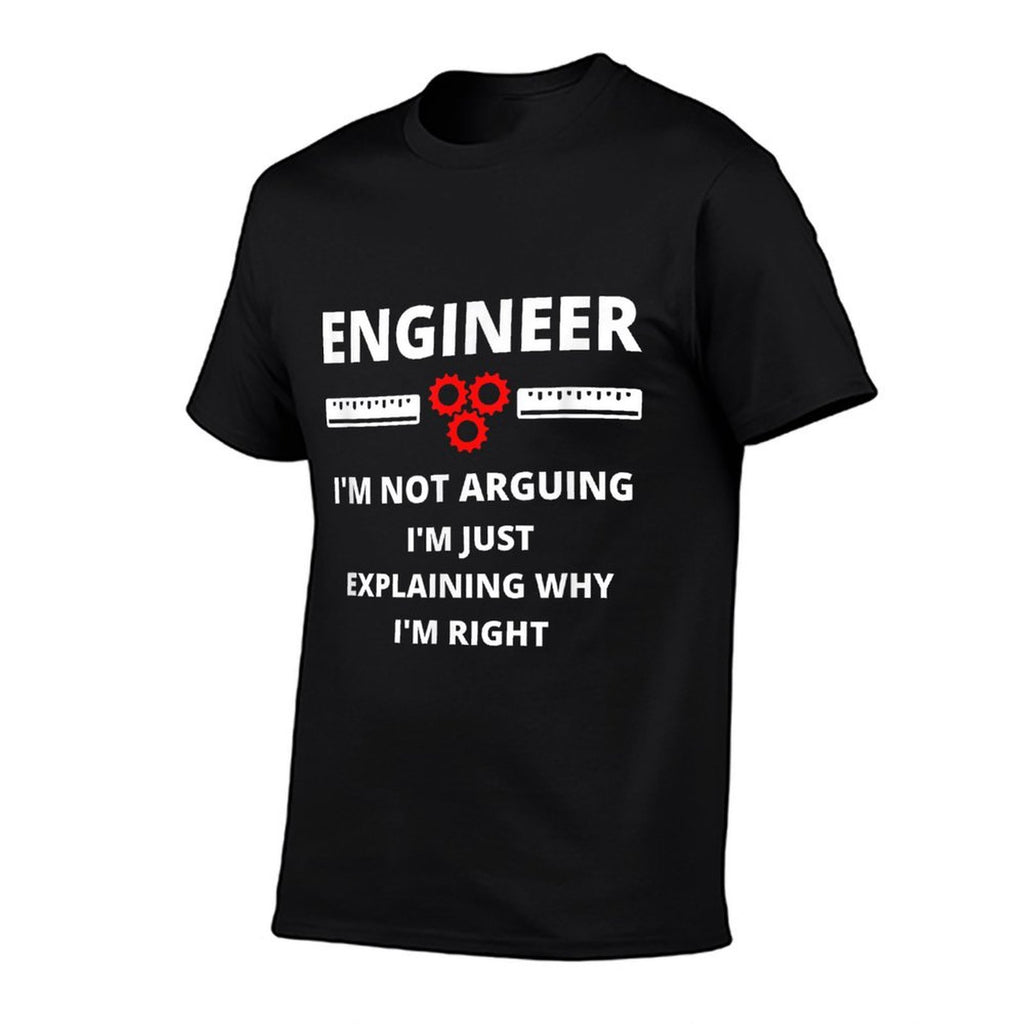 Awesome Engineerings - Engineer Im Not Arguing - Funny Sarcastic Engineering Gift  Rolled Sleeves T-Shirt