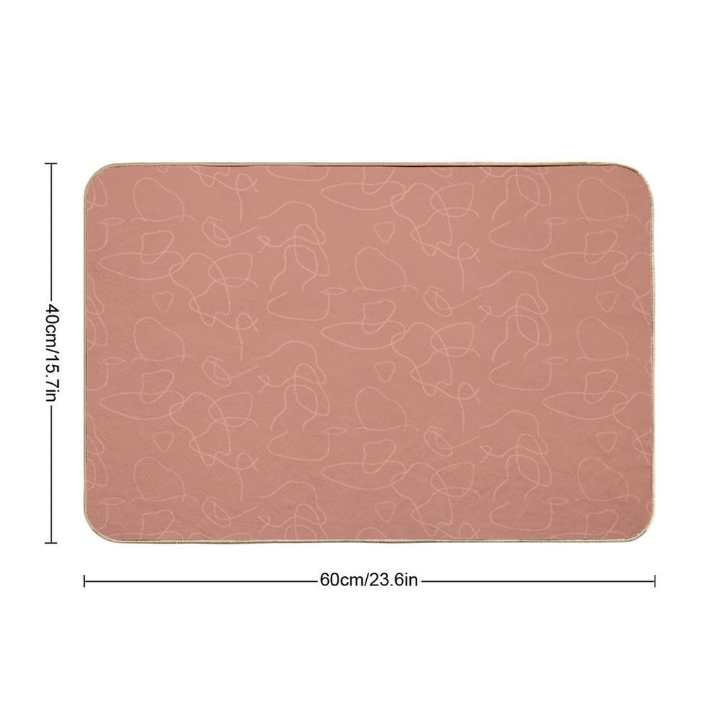 Doodles  Slip-Resistant Bath Mat
