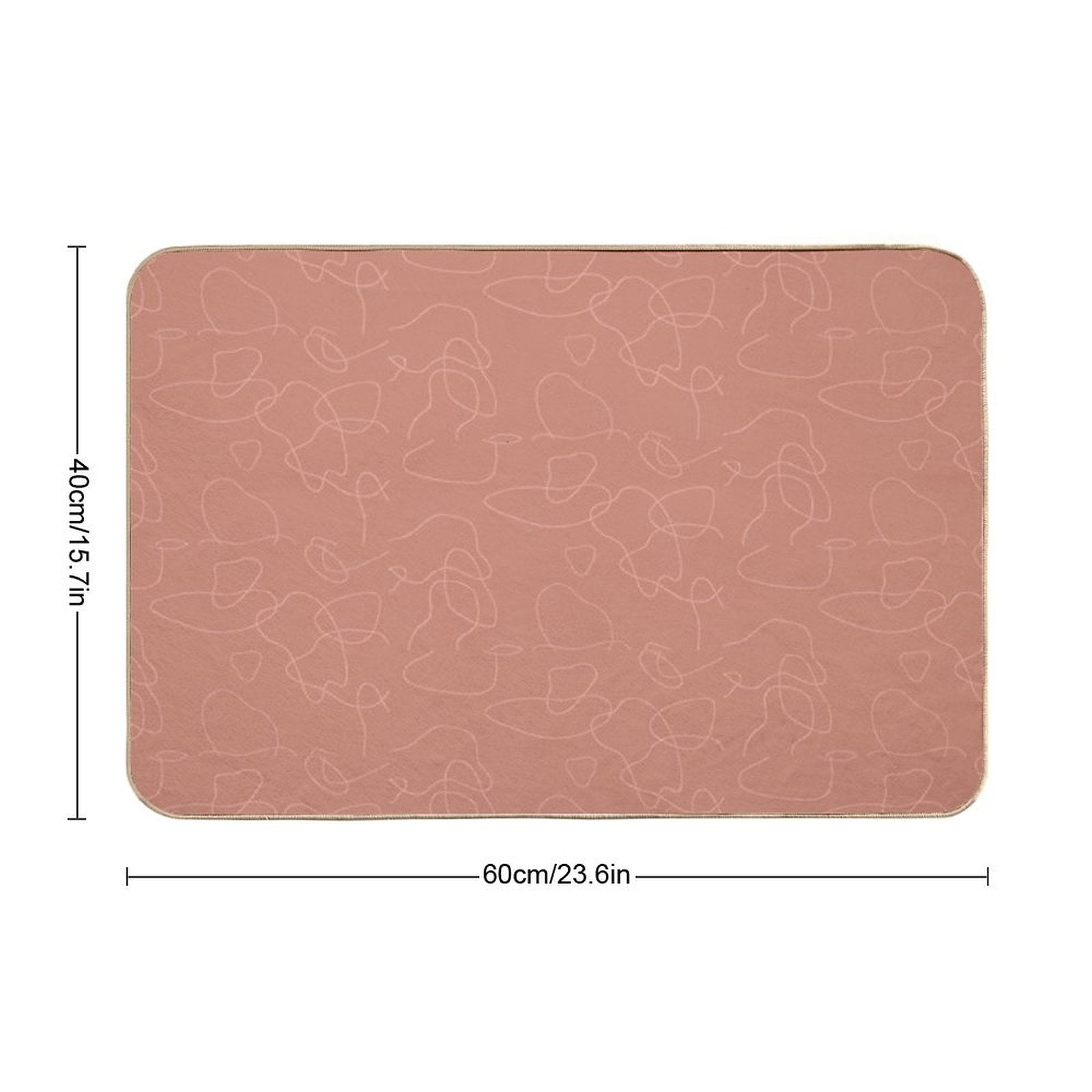 Doodles  Slip-Resistant Bath Mat