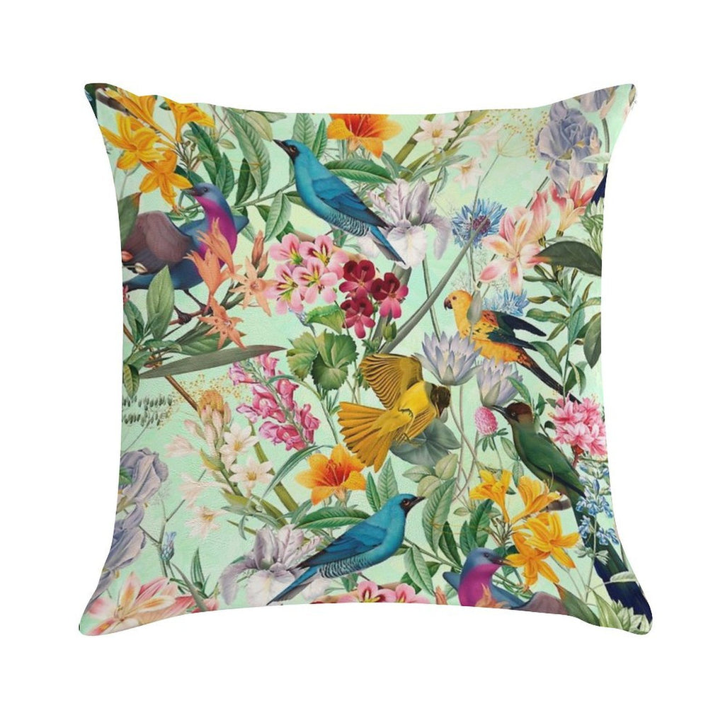 Tropical Paradise II Soft Bedroom Essential Throw Pillow
