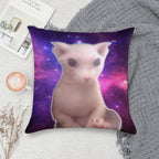 Bingus in Space Soft Luxury Feel Throw Pillow