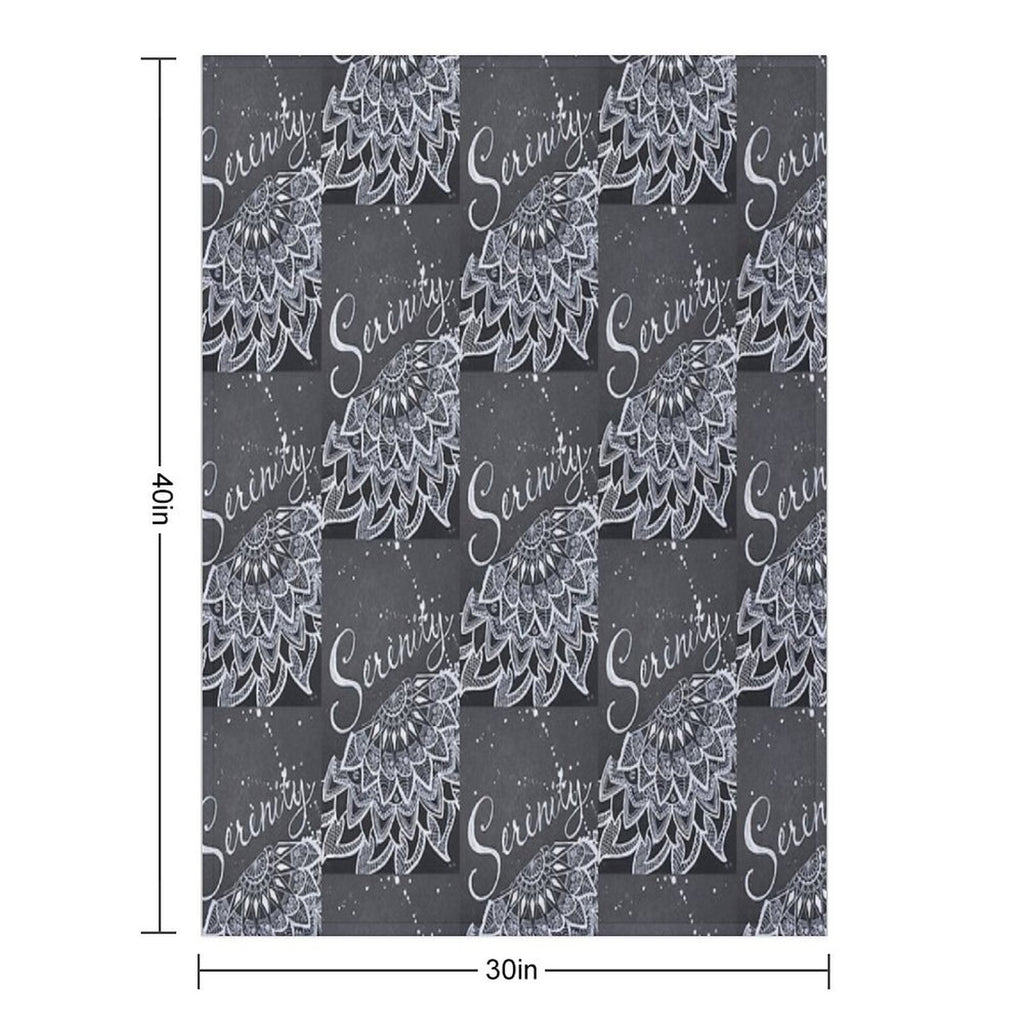 Serenity Mandela All-season Throw Blanket