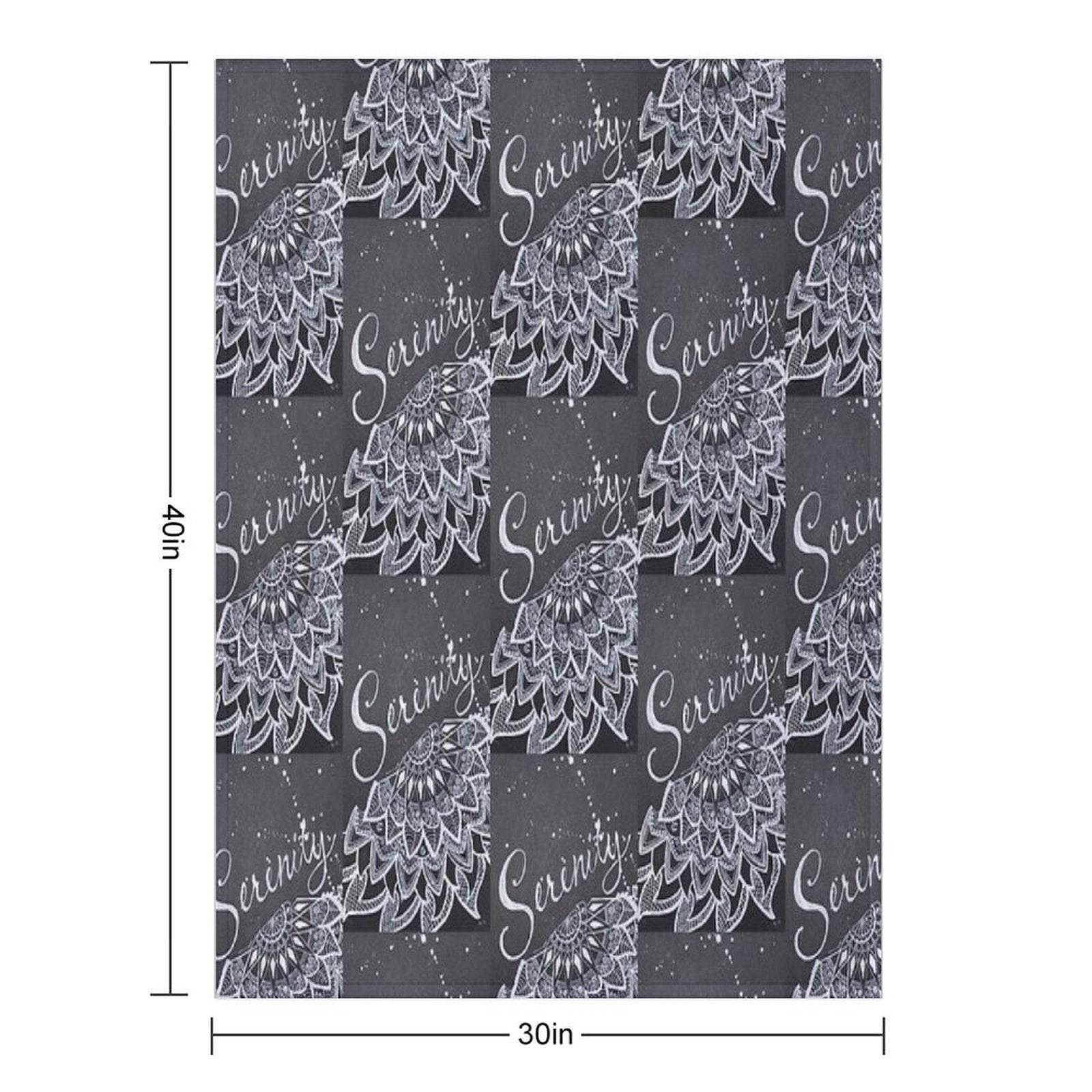 Serenity Mandela All-season Throw Blanket