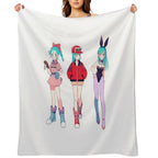 Bulma Girls Eco-conscious Throw Blanket