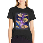Burrito Cat And Taco Cat Space Galaxy Meme Tacocat Silly  Odor-resistant T-Shirt
