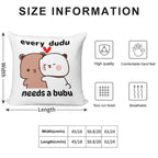 Every Dudu Needs A Bubu Soft Multiple Sizes Throw Pillow