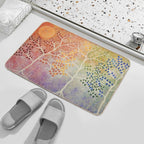 Rainbow Wishes  High-Traffic Bath Mat