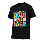Bruh We Back - Funny Paraprofessional Back to School  High-quality Stitching T-Shirt