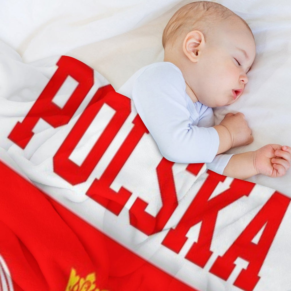 Poland Polska Polish Flag Versatility Throw Blanket