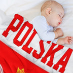 Poland Polska Polish Flag Versatility Throw Blanket