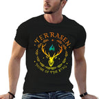 Terrasen Home Of The Stag, Throne of Glass Book Lover  Trendy Pattern T-Shirt