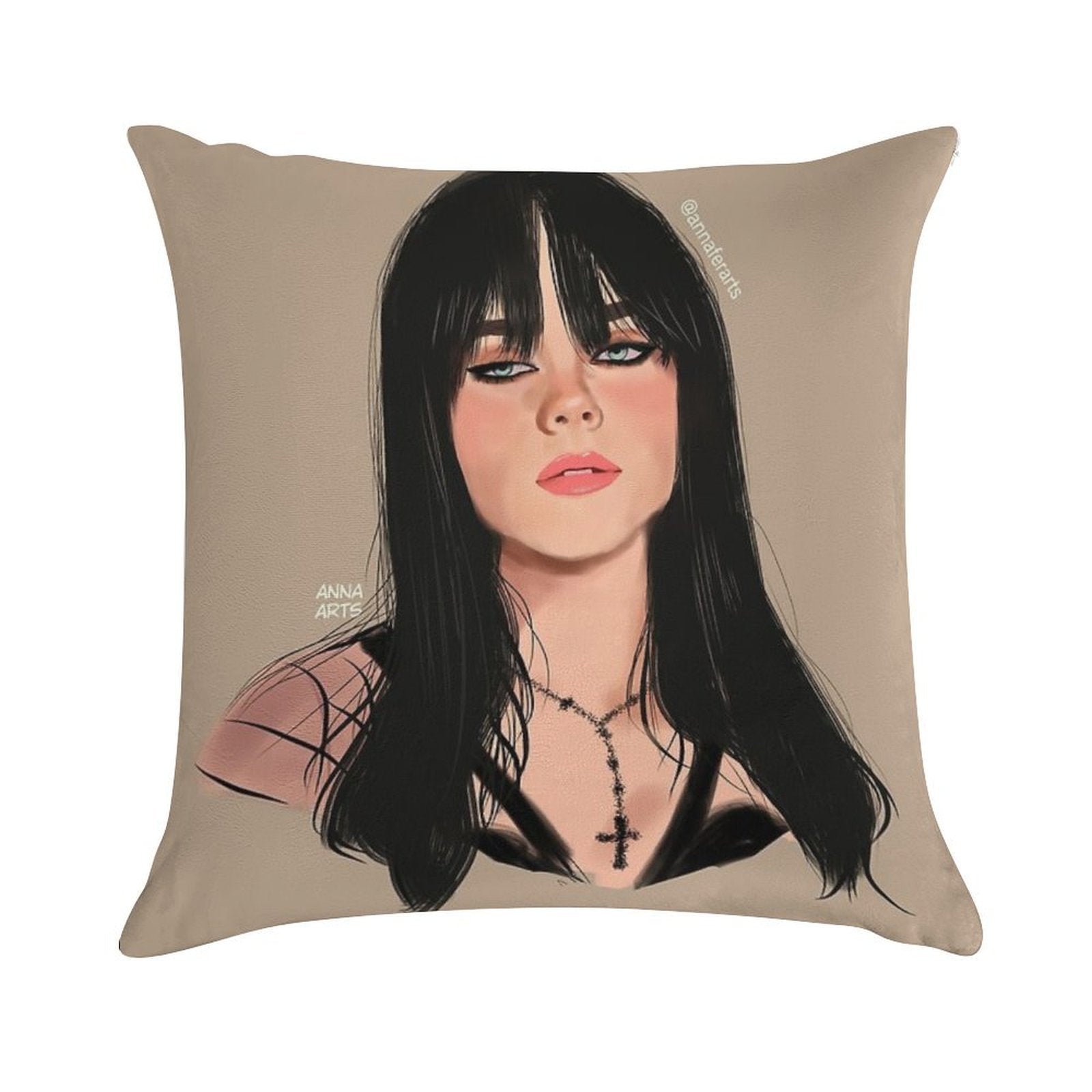 Billie Soft Bedroom Essential Throw Pillow