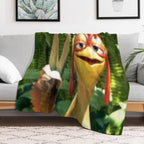 Chicken Joe Plush Throw Blanket