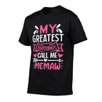 My Greatest Blessings Call Me Memaw Grandma  Relaxed-fit T-Shirt