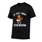 My Spirit Animal Is A Bookworm  Summer-ready Fabric T-Shirt