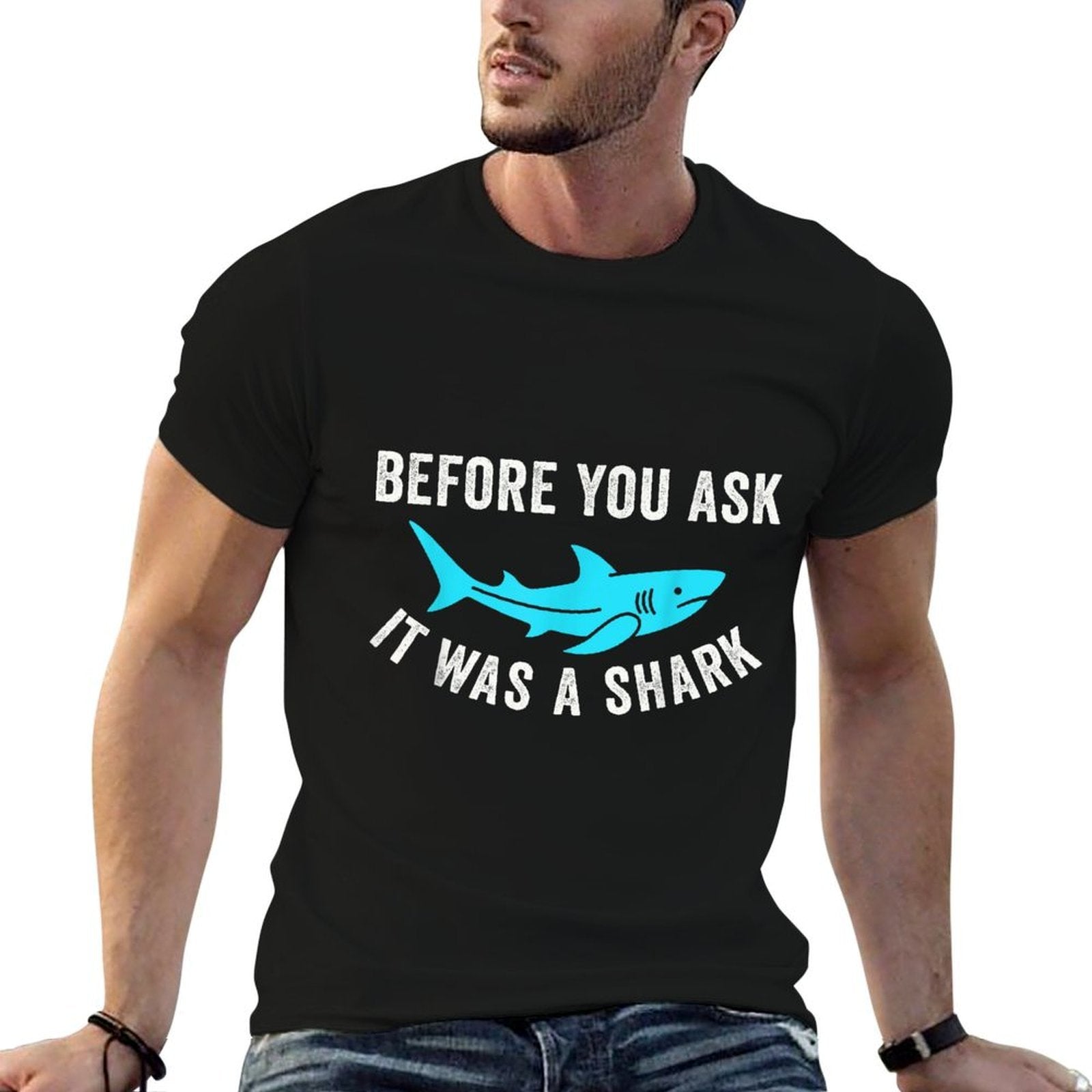 It Was A Shark Amputee Prosthetic Leg Amputation  Odor-resistant T-Shirt