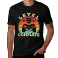 9th Wedding Anniversary - 9 Years Married - Level 9 Complete  Heathered Texture T-Shirt