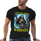 Come Back With A Warrant Cringe Skeleton Meme  Eco-friendly Material T-Shirt