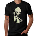 Alien Middle Finger Adult Humour Funny Novelty  Durable T-Shirt