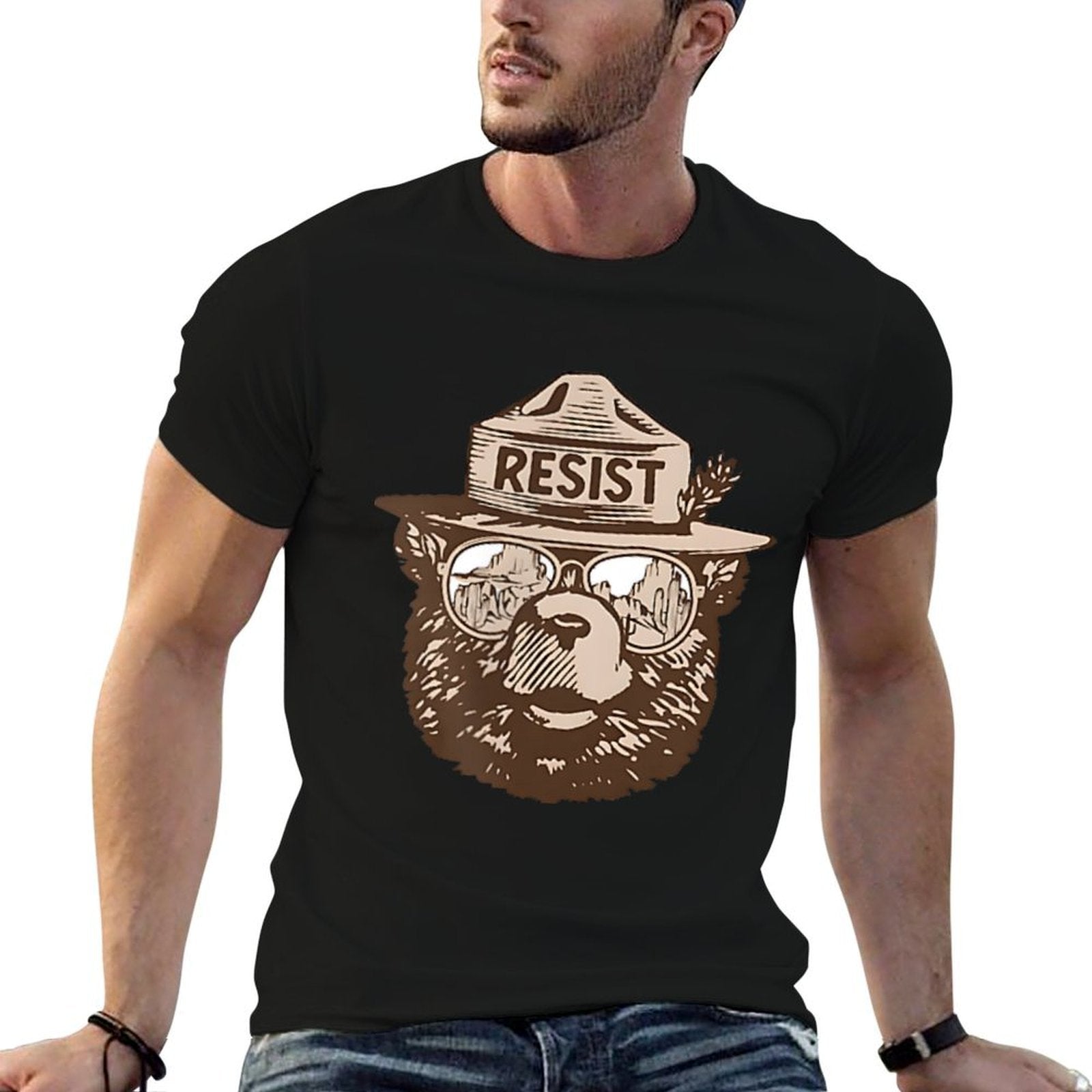 Funny The Resist National Park Protect ALT US Parks  Trendy Pattern T-Shirt