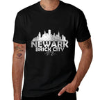 Newark New Jersey NJ  Brick City Skyline  Graphic-printed T-Shirt