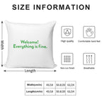 The Good Place Welcome Wall Soft Fade-Resistant Throw Pillow