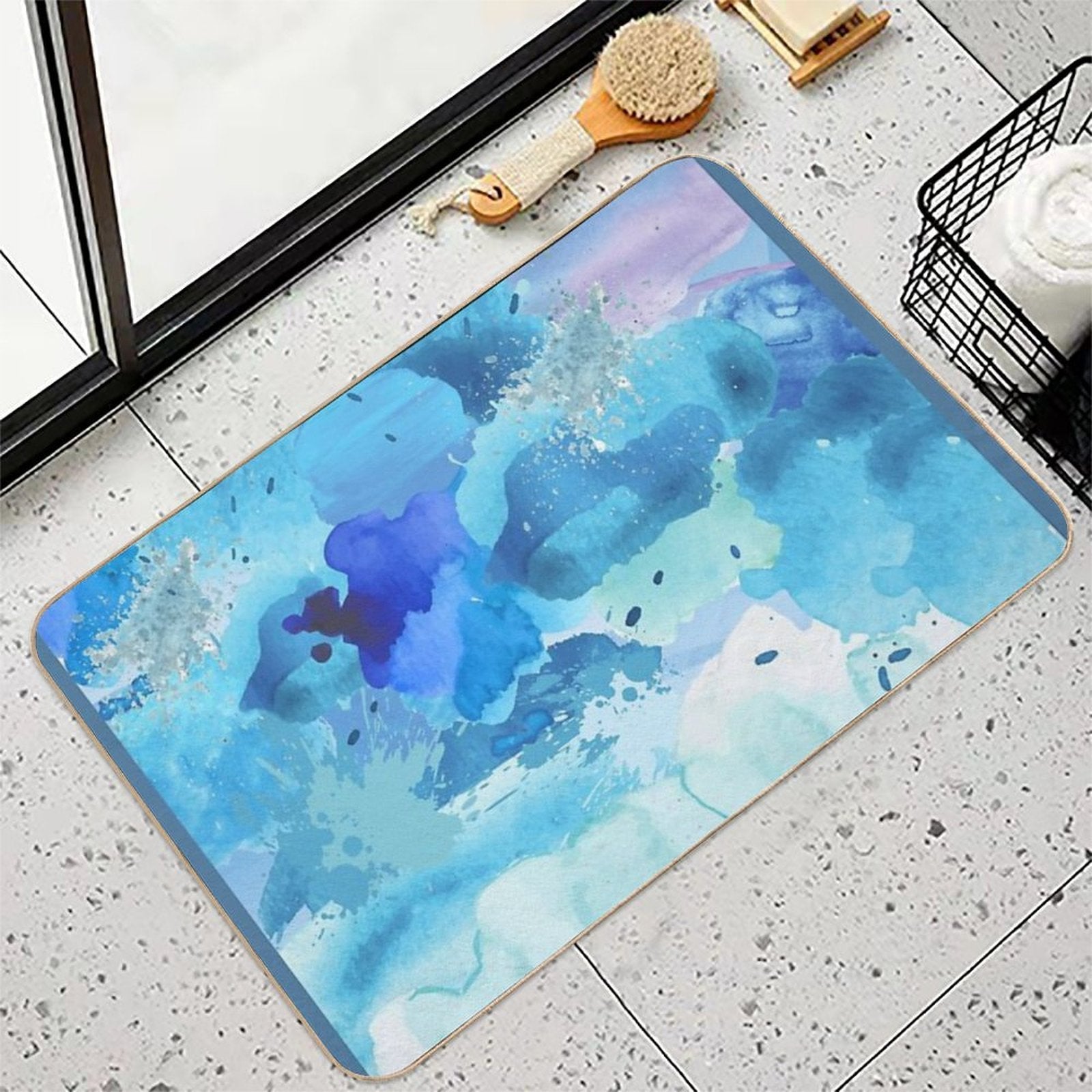 The Color of Universe 1  Long-Lasting Bath Mat
