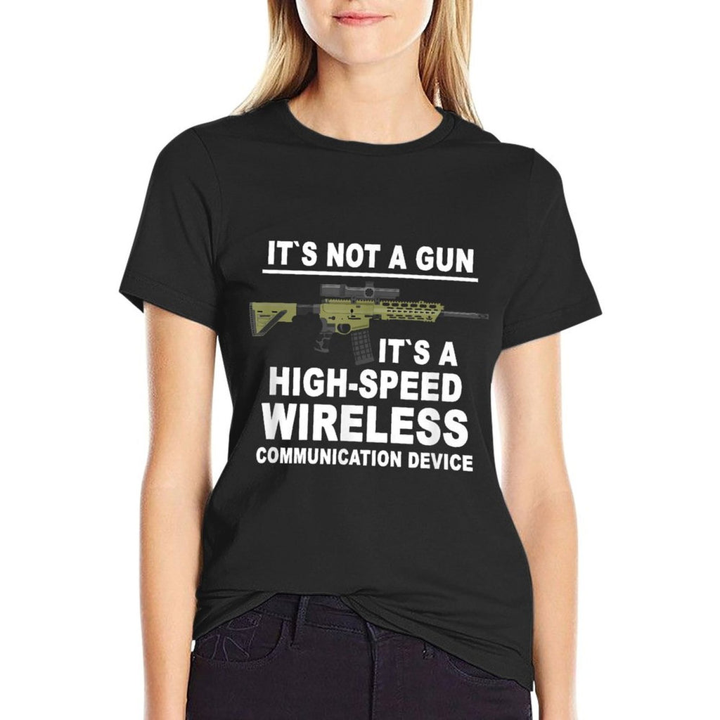 Its Not A Gun Meme - Sarcastic Gun Gift -Funny Its Not A Gun  Heathered Texture T-Shirt