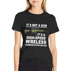 Its Not A Gun Meme - Sarcastic Gun Gift -Funny Its Not A Gun  Heathered Texture T-Shirt