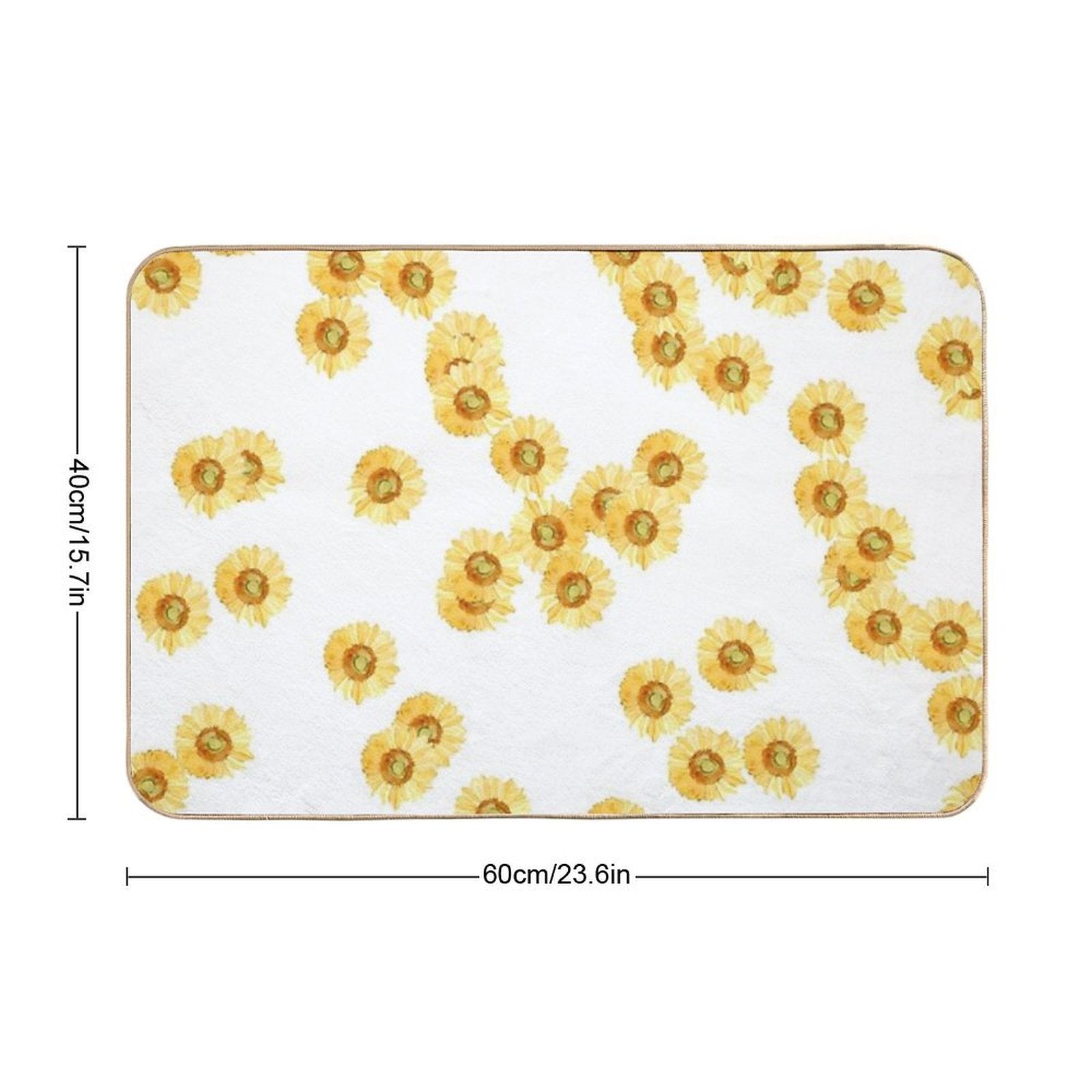 Sunflowers  Pet-Safe Bath Mat