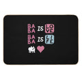 Baba Is Love, Baba Is Life  Non-Slip Bath Mat