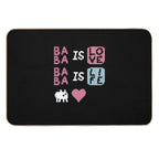 Baba Is Love, Baba Is Life  Non-Slip Bath Mat
