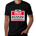 Hello My Name Is Rizzler Funny Rizz Meme  Trendy Pattern T-Shirt