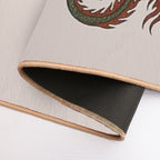 Japanese Serpentine Dragon  Toxin-Free Bath Mat