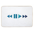 Space Stars Galaxy Aurora Night Music Play Button  Odorless Bath Mat