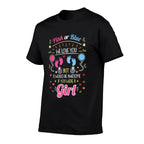 Pink O Blue We Love You Awesome Gender Reveal Pink Team Girl  Versatile T-Shirt