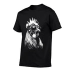 Rooster Chicken Sunglasses  Trendy Pattern T-Shirt
