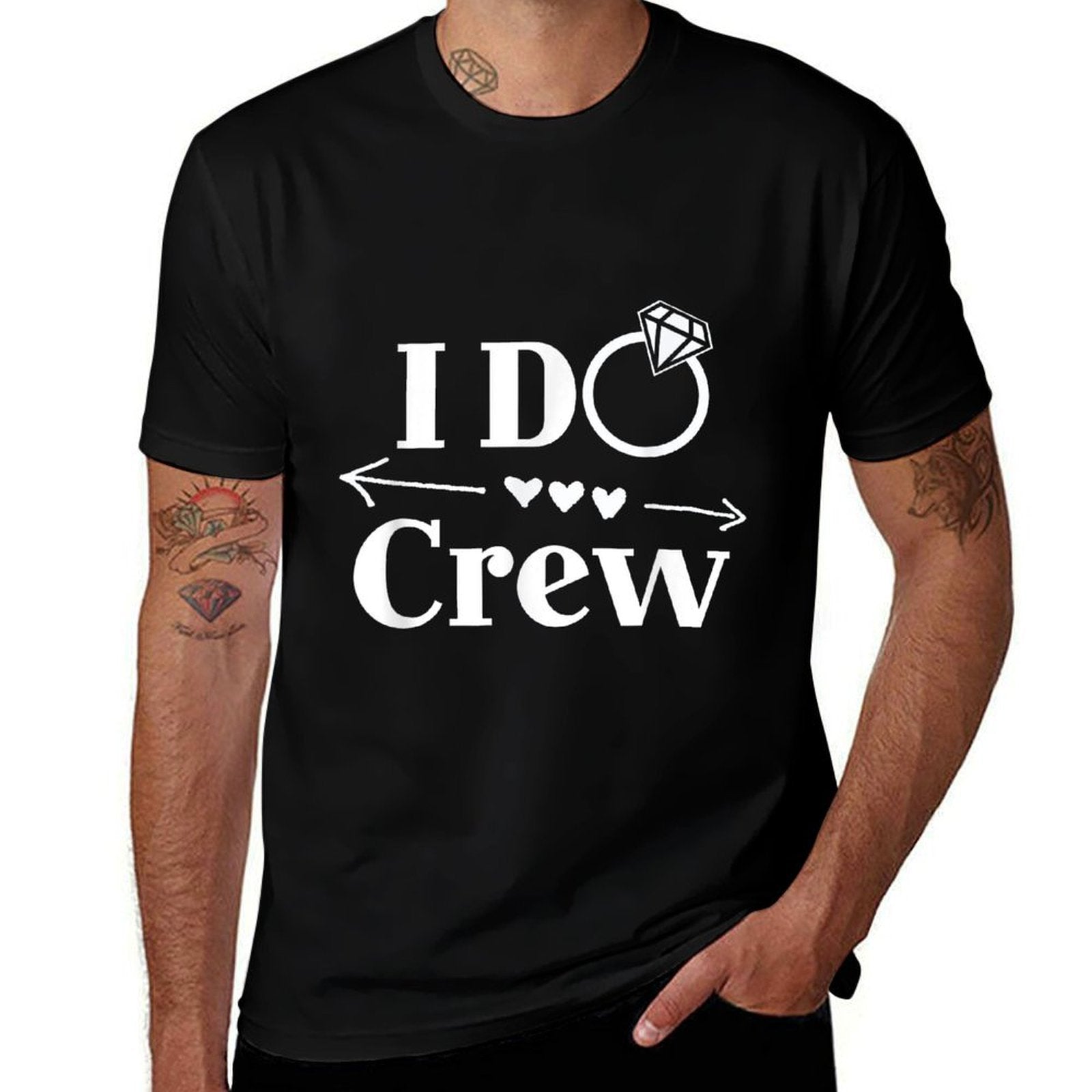 I Do Crew for Wedding Bride Bachelorette Party  Wrinkle-resistant T-Shirt
