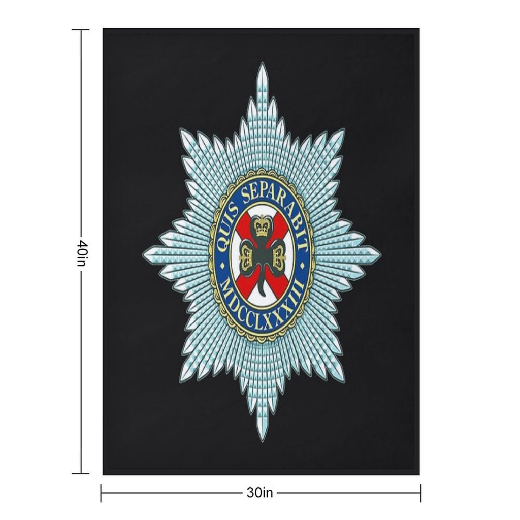 Irish Guards - British Army All-season Throw Blanket