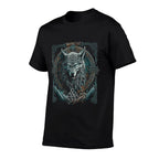 Odins Wolf Northman Valhalla Norse Mythology  Lightweight T-Shirt