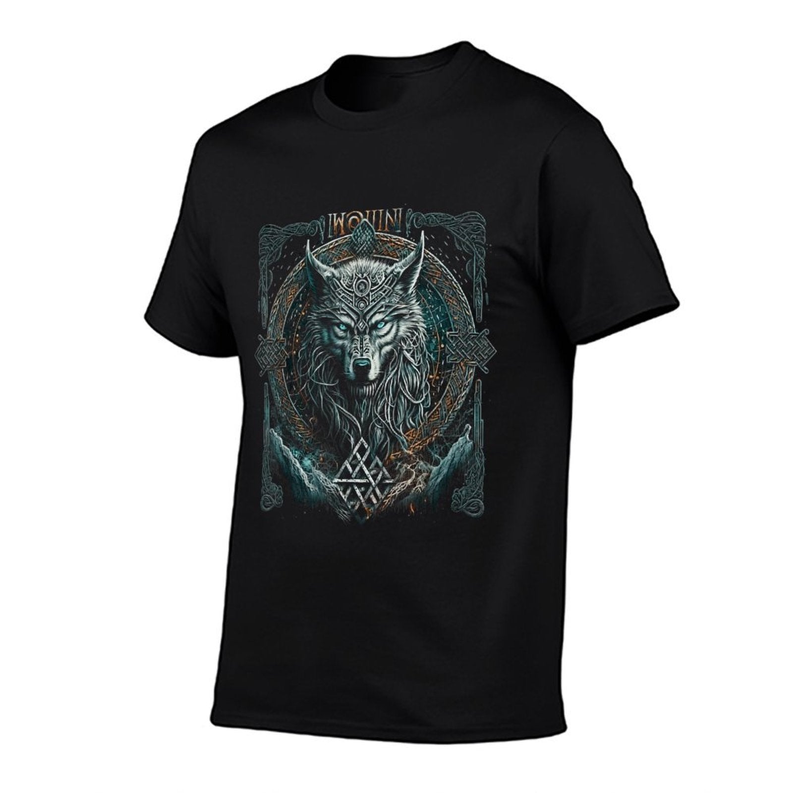 Odins Wolf Northman Valhalla Norse Mythology  Lightweight T-Shirt